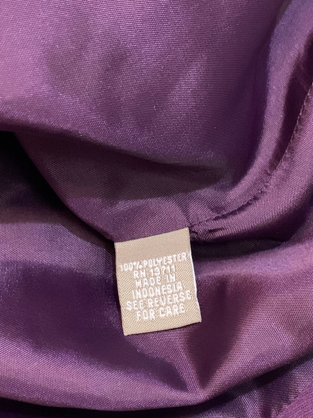 Valerie Stevens Petite Purple Women Blazer/Jacket Long Sleeves Size 2P - Picture 12 of 12